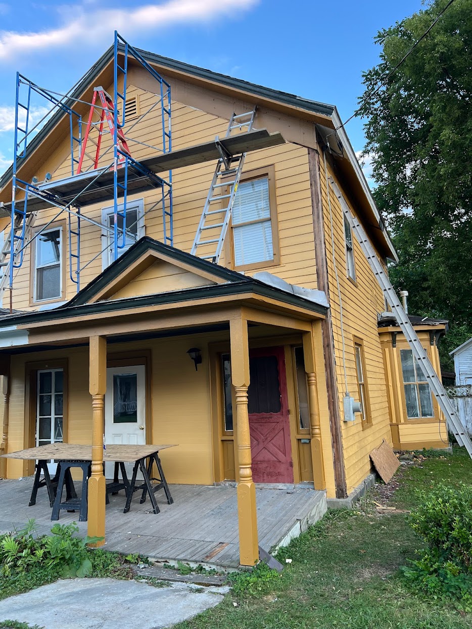 Construction of our 27,000 house.